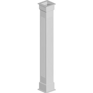 COLUMN WRAP KIT 12X144 F 1BX, NON TAPERED FLUTED   Decking Posts  