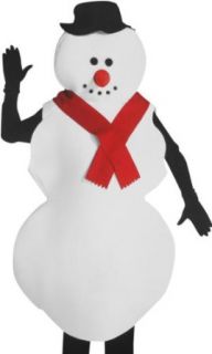 Adult Snowman Costume (Size Standard 44) Clothing
