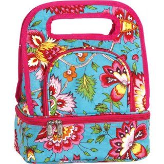 Picnic Plus Savoy Lunch (Madeline Turquoise) Reusable Lunch Bags Kitchen & Dining