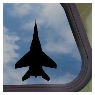 MiG 29 Fulcrum USSR Fighter Black Decal Window Sticker   Automotive Decals