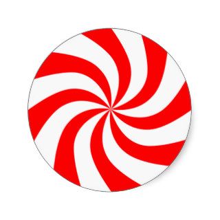 Christmas Peppermint Candy Stickers