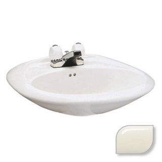 Mansfield Maverick Bone Pedestal Sink Top (4" Centerset) 348 4BONE   Touch On Bathroom Sink Faucets  