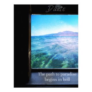 The path to paradise begins in hell QUOTE Personalized Letterhead