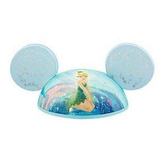 Disney Park Exclusive Blue Tinkerbell with Pixie Glitter Mickey Mouse Ears Hat 