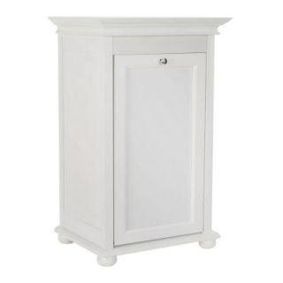Home Decorators Collection Hampton Bay Tilt out Hamper Single 17 In. W in White 2601300410