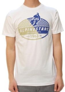Alpinestars Men's "Checkers Custom Tee" Short Sleeve T Shirt White at  Mens Clothing store Fashion T Shirts