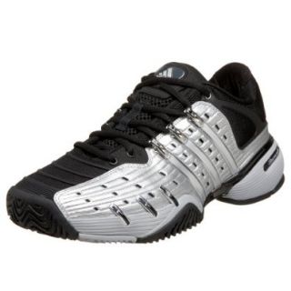 adidas Men's Barricade V Tennis Shoe,Silver/Black/Yellow,16 M Shoes