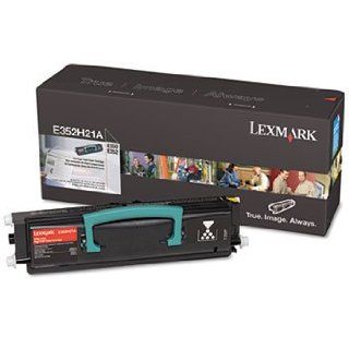 Lexmark   E352H21A High Yield Toner, 11000 Page Yield, Black Electronics