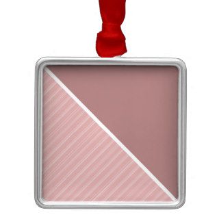 Mauve Color; Pink Christmas Tree Ornaments
