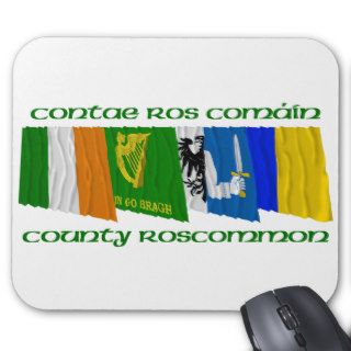 County Roscommon Flags Mousepads