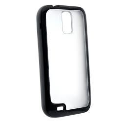 Clear with Black Trim TPU Skin Case for Samsung Galaxy S II T989 Eforcity Cases & Holders