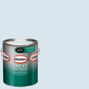 Glidden DUO Martha Stewart Living 1 gal. #MSL142 01E Love in a Mist Eggshell Interior Paint with Primer   DISCONTINUED MSL142 01E