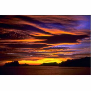 Beautiful Sunset Calpe Rock Casa Sundial, Co Photo Cut Outs