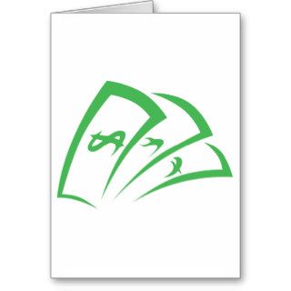 Money lender Logo in Swish Drawing Style Cards