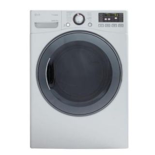 LG Electronics 7.3 cu. ft. Gas Dryer with Steam in White DLGX3471W