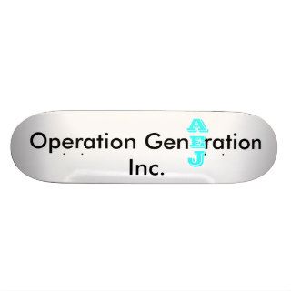 Operation Generation Inc. SkateBoard