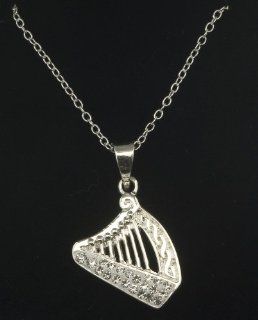 Harp Pendant in Sterling Silver   PWS358  Baby Products  Baby