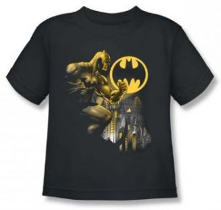 DC Comics Batman Bat Signal Juvy Charcoal T Shirt BM1892B KT Clothing