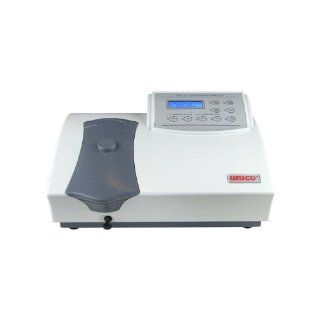NEW UNICO Model S 1205 Spectrophotometer 5 nm Bandpass, large LCD display, programmable. Complete with 4 position Cell Holder, USB Port, RS 232C Port, Dust Cover, User Manual Wavelength Range 325~1000 nm, Automatic Wavelength Change. Power input 100V 240V