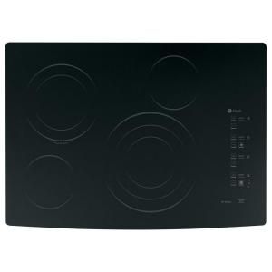 GE Profile 30 in. Glass Ceramic Electric Cooktop in Black with 4 Elements including Tri Ring Element PP945BMBB