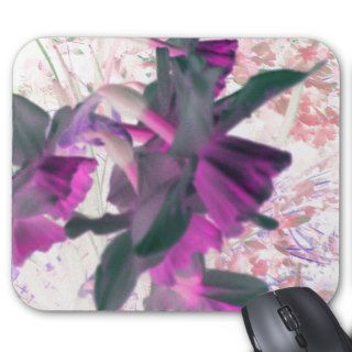purple daffodils mousepad