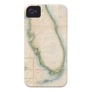 Vintage Florida Map iPhone 4 Case Mate Case