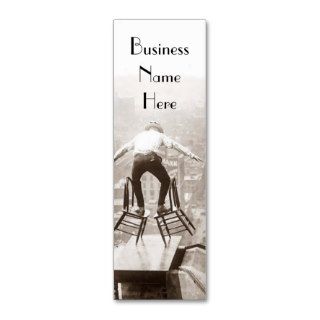 Vintage Balancing Act Bookmark Business Cards