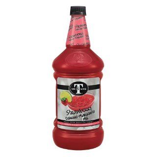 Mr & Mrs T Daiquiri Margarita Mix, Strawberry, 59.18 Ounce (Pack of 6)  Cocktail Mixes  Grocery & Gourmet Food