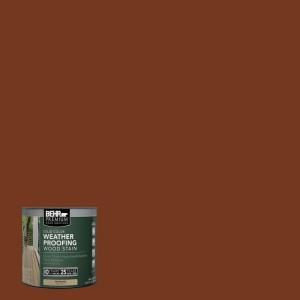 BEHR Premium 8 oz. #SC116 Woodbridge Solid Color Weatherproofing Wood Stain Sample 501316