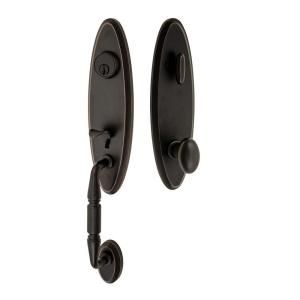 Fusion Solid Brass Oil Rubbed Bronze Renwood Interconnect Interior Handleset with Egg Knob H 02 T1 0 ORB