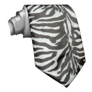 Zebra Print  necktie