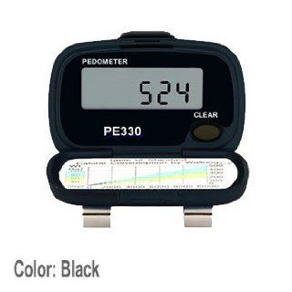 Pedusa PE 330 Step Pocket Pedometer (Black)  Sport Pedometers  Sports & Outdoors