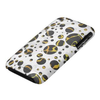 Giraffe Brown and Yellow Print Case Mate iPhone 3 Cases