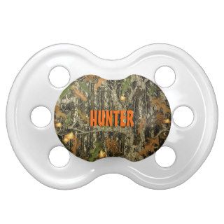 Hunting Camo Pacifier w/ Personalized Name