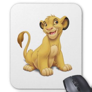 Lion King Simba cub playful Disney Mousepads