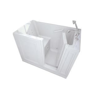 American Standard 4.25 ft. Right Hand Drain Walk In Whirlpool Tub in White DISCONTINUED 2651.110.WRW