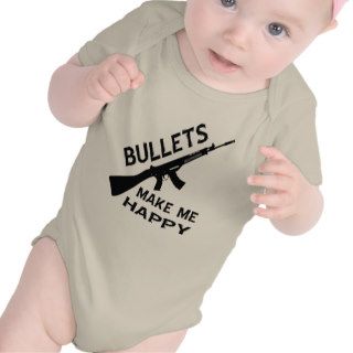 Bullets Make Me Happy T shirts