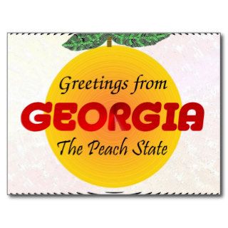 Greetings Georgia Postcards