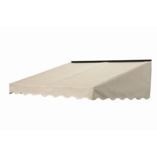 NuImage Awnings 5 ft. 2700 Series Fabric Door Canopy (19 in. H x 47 in. D) in Linen 27X8X60463303X
