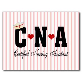 CNA Certified Nursing Assistant Post Card