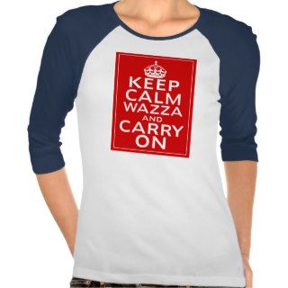 Keep Calm Wazza And Carry On  ~ England Footie T shirt