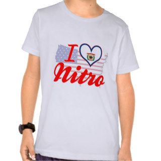 I Love Nitro, West Virginia Tshirts