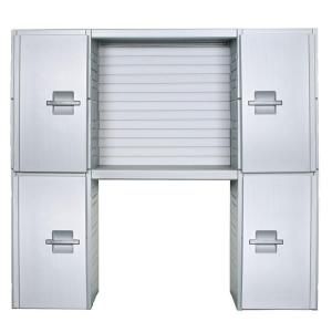 Inter LOK Storage Systems 89 in. Wide Cabinet Storage System with Slatwall Kit IL84890D2