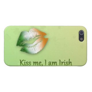 Kiss Me I am Irish   iPhone 4/4s Speck iPhone 5 Case
