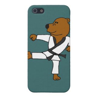 XX  Funny Martial Arts Brown Bear Case For iPhone 5