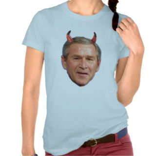 Bush   Devil, Cheney   Devil Tee Shirt