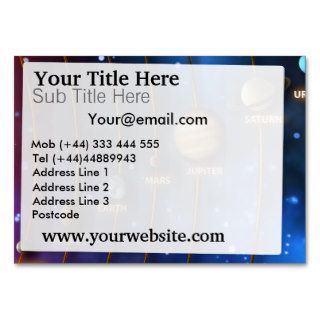 The Solar System Business Card Template