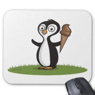 Penguin Ice Cream Mousepads