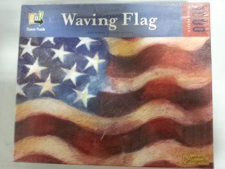 Waving Flag 1000 Piece Puzzle By Susan Winget 