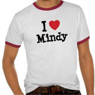 I love Mindy heart T Shirt